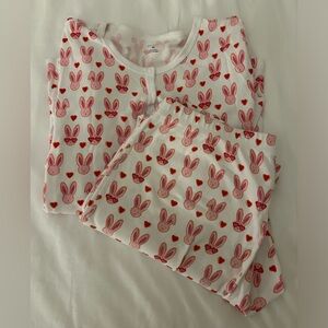 Roller Rabbit Love Struck Long Sleeve PJ Set